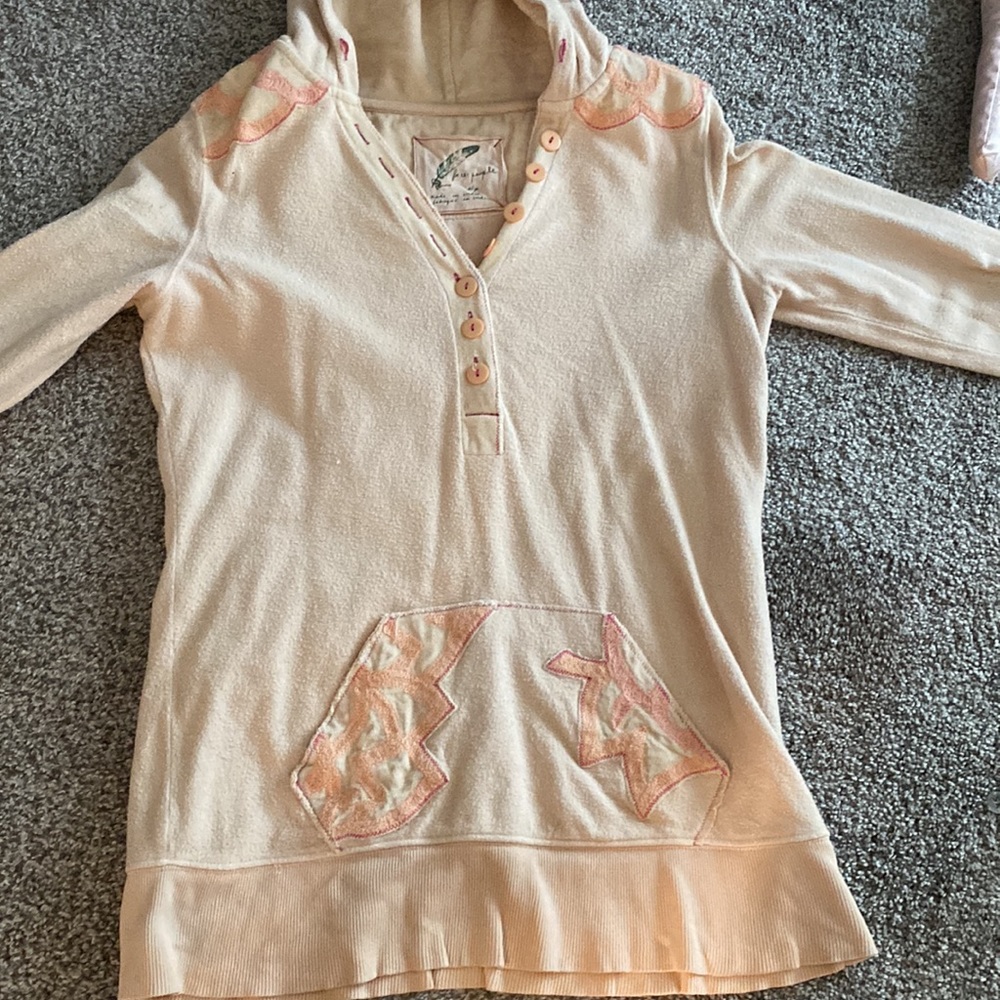 Free people hooded sweatshirt